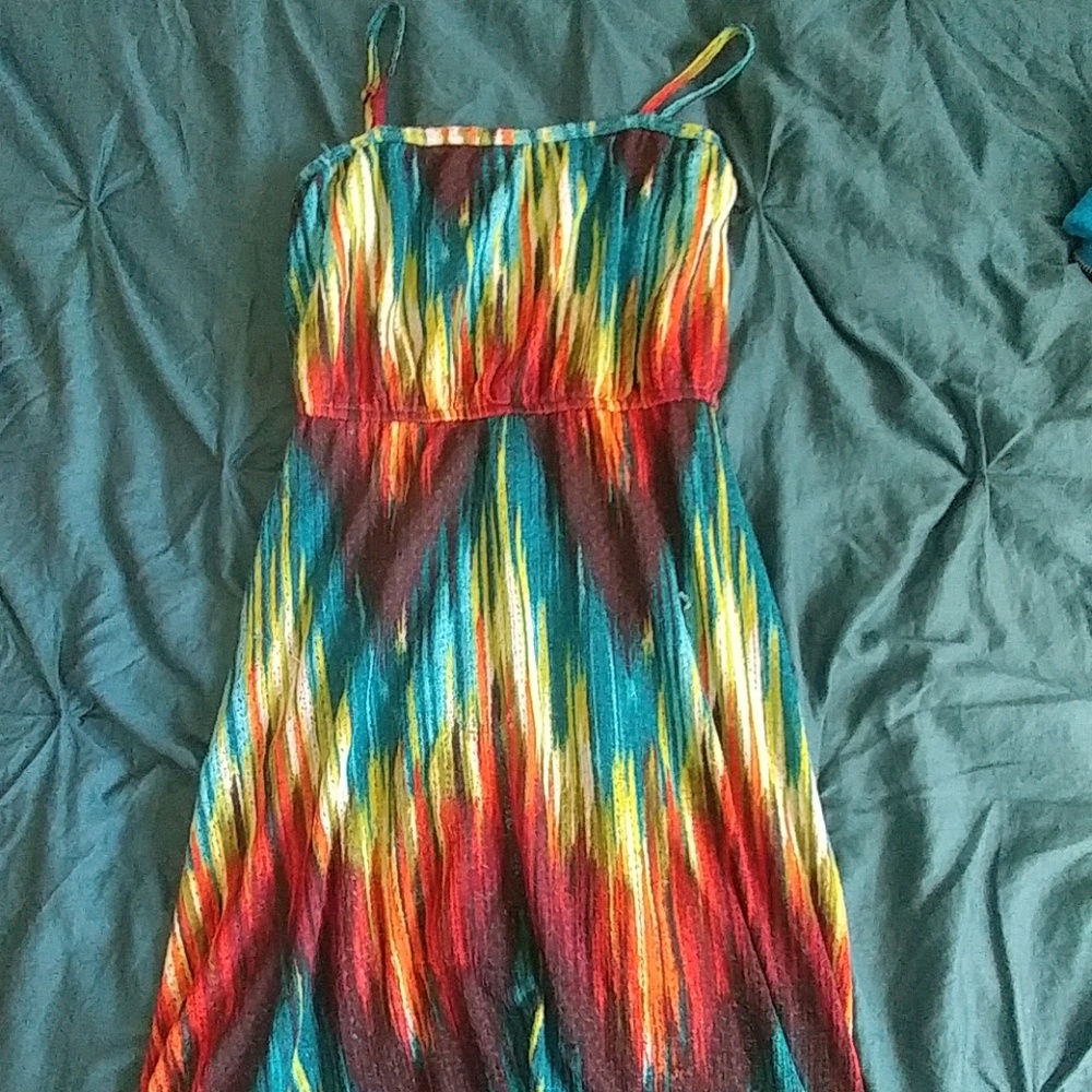 Rainbow high low dress🌈